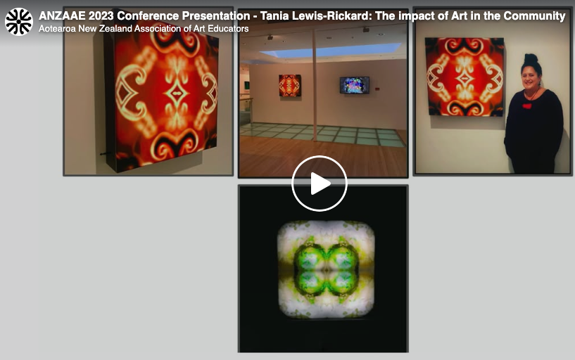 Video: ‘Tania Lewis-Rickard – The impact of Art in the Community’ – ANZAAE