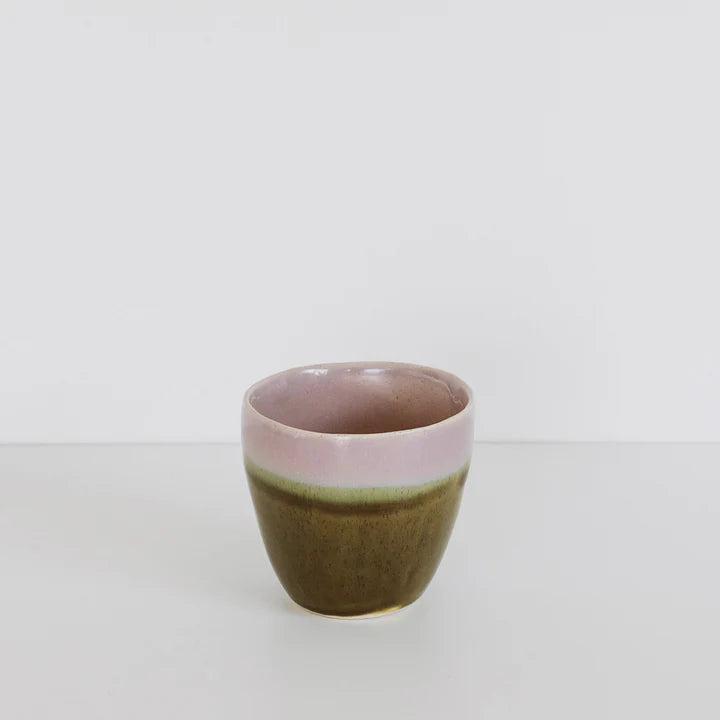 JS Ceramics Travel Cup, Moss/Lilac