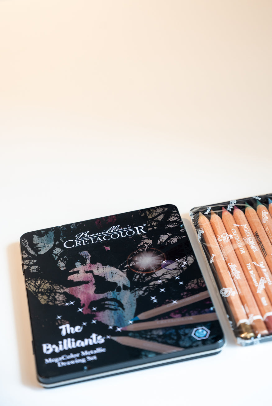 Creta Brilliants Megacolor Metallic Pencil - Set 12