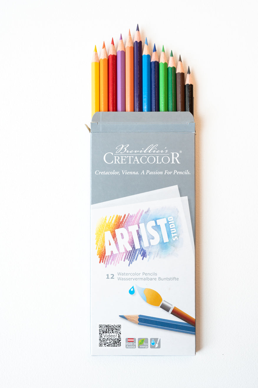 Creta Artist Studio Watercolour Pencil - Set 12