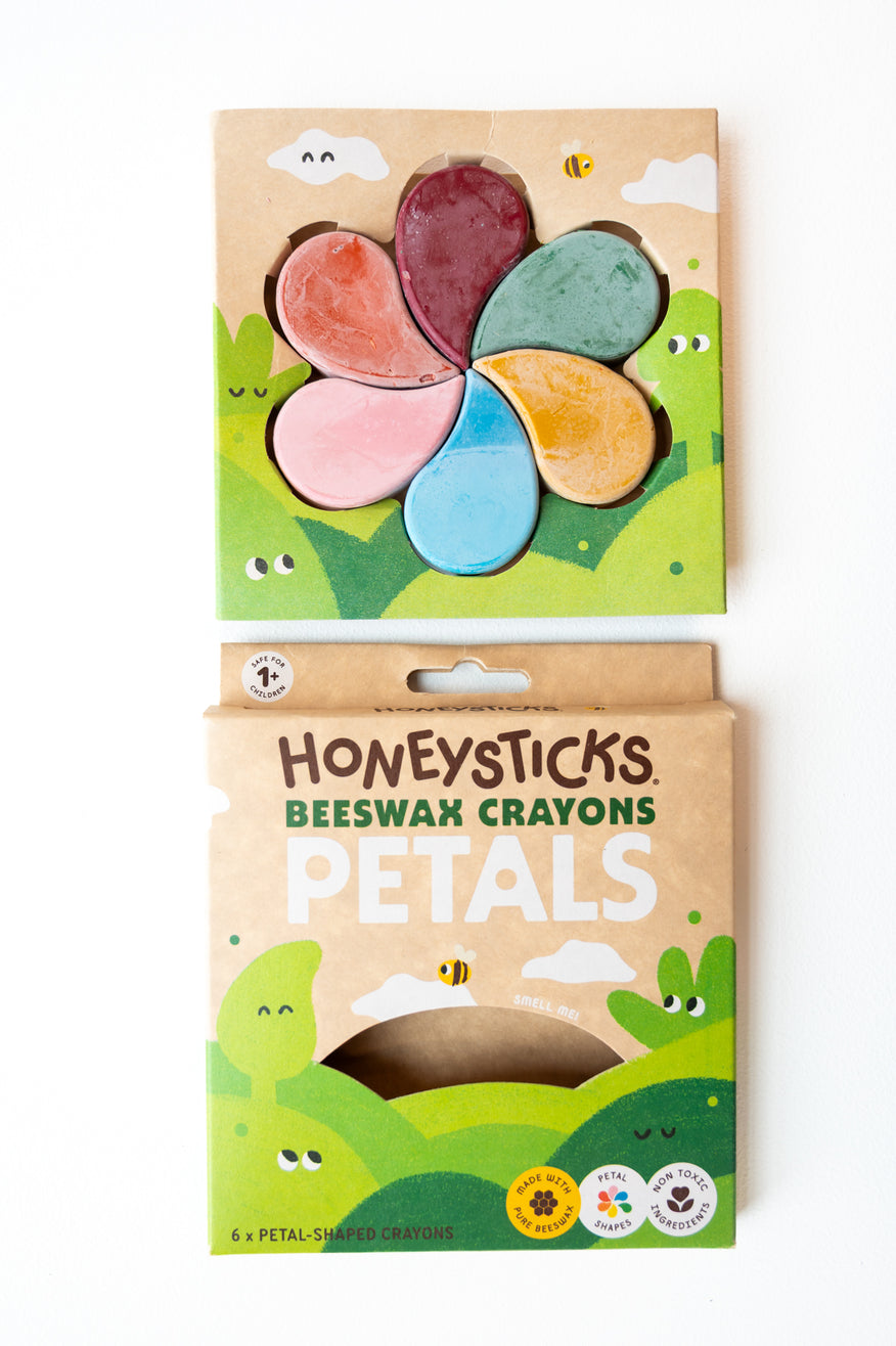 Honeysticks Beeswax Crayons Petals 6 Pk