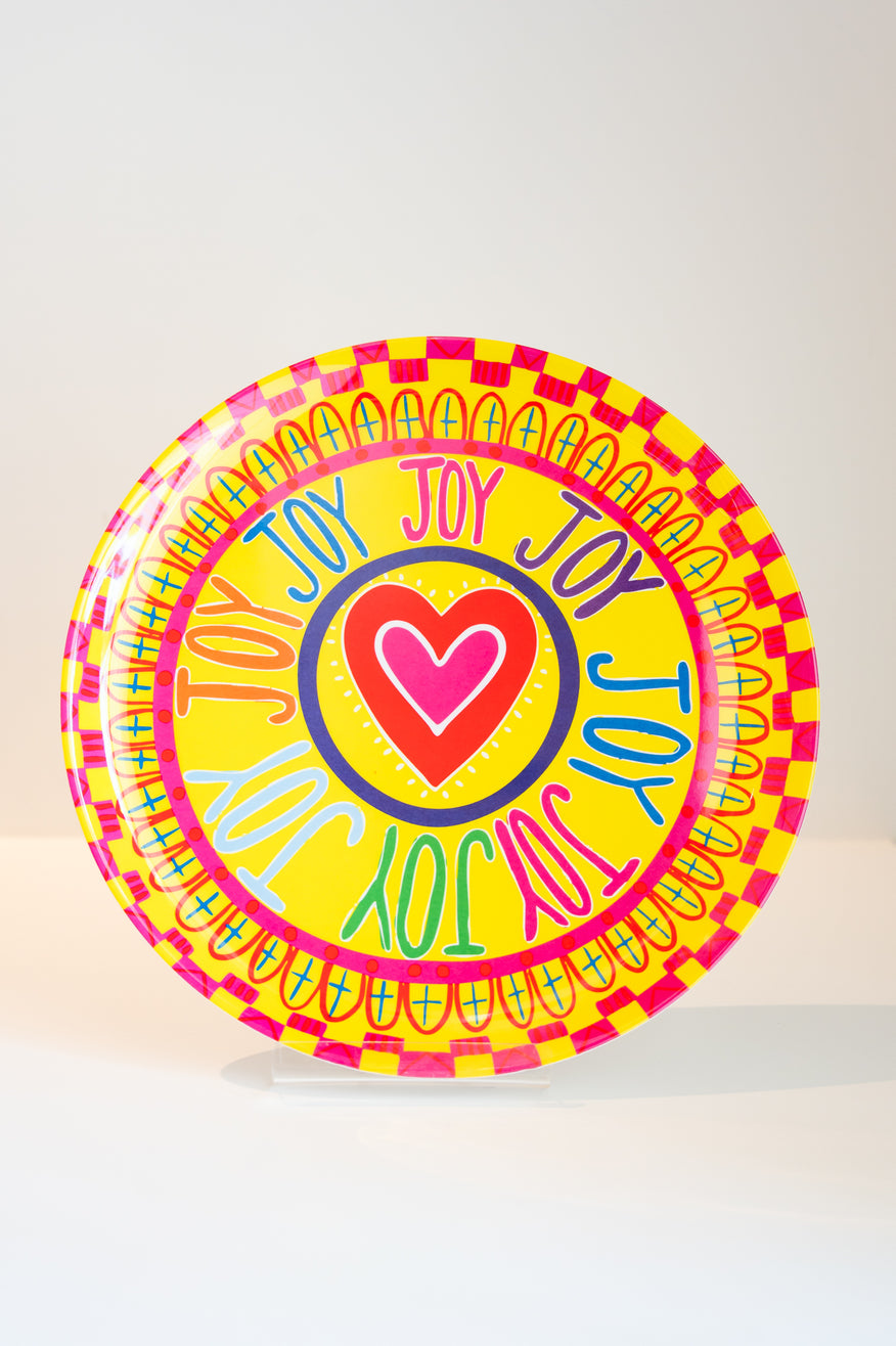 Lissy & Rudi Melamine tray - Joy