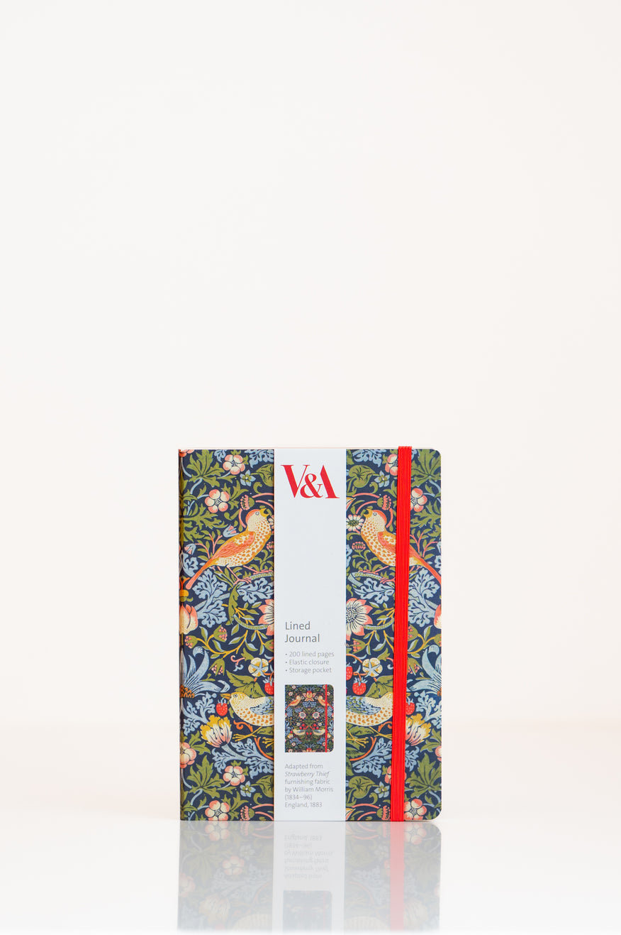 Strawberry Thief Elastic Closure Journal