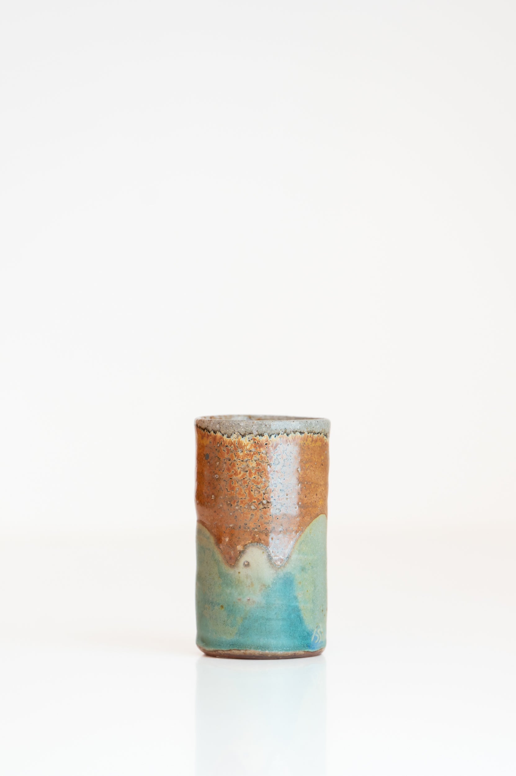 Duncan Shearer — Beaker, Barium Blue Glaze