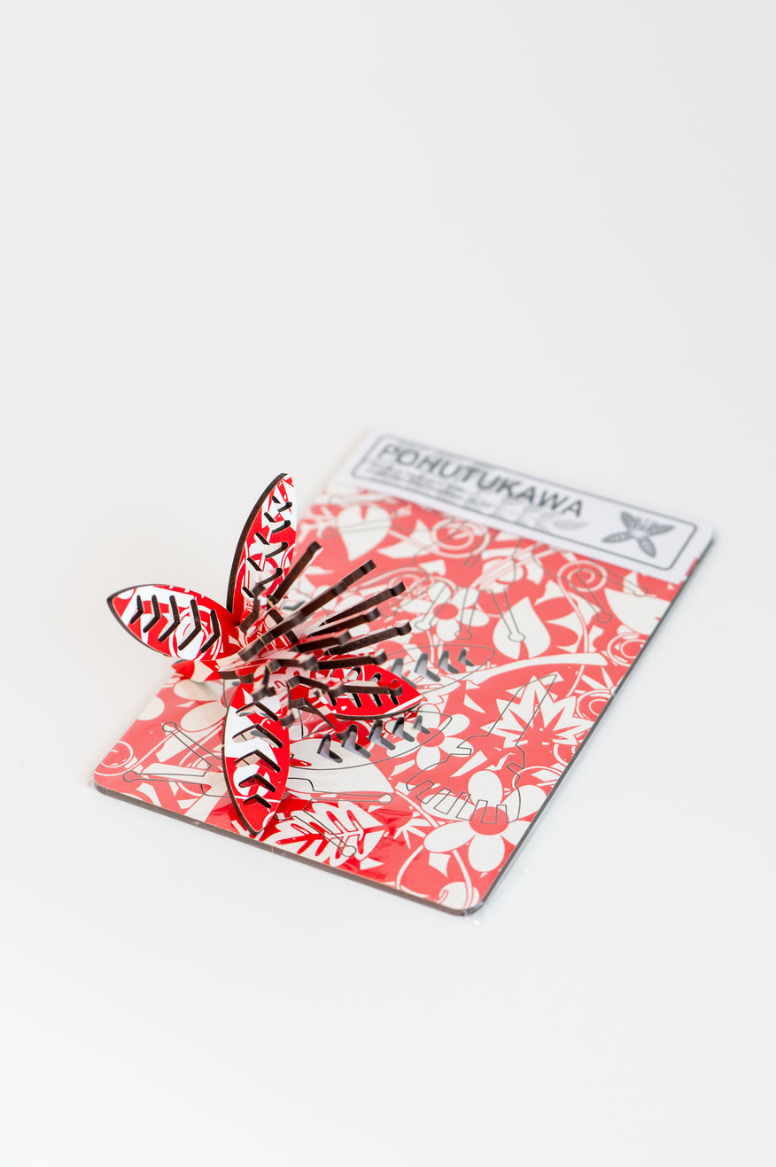 Abstract Designs Pohutakawa A5