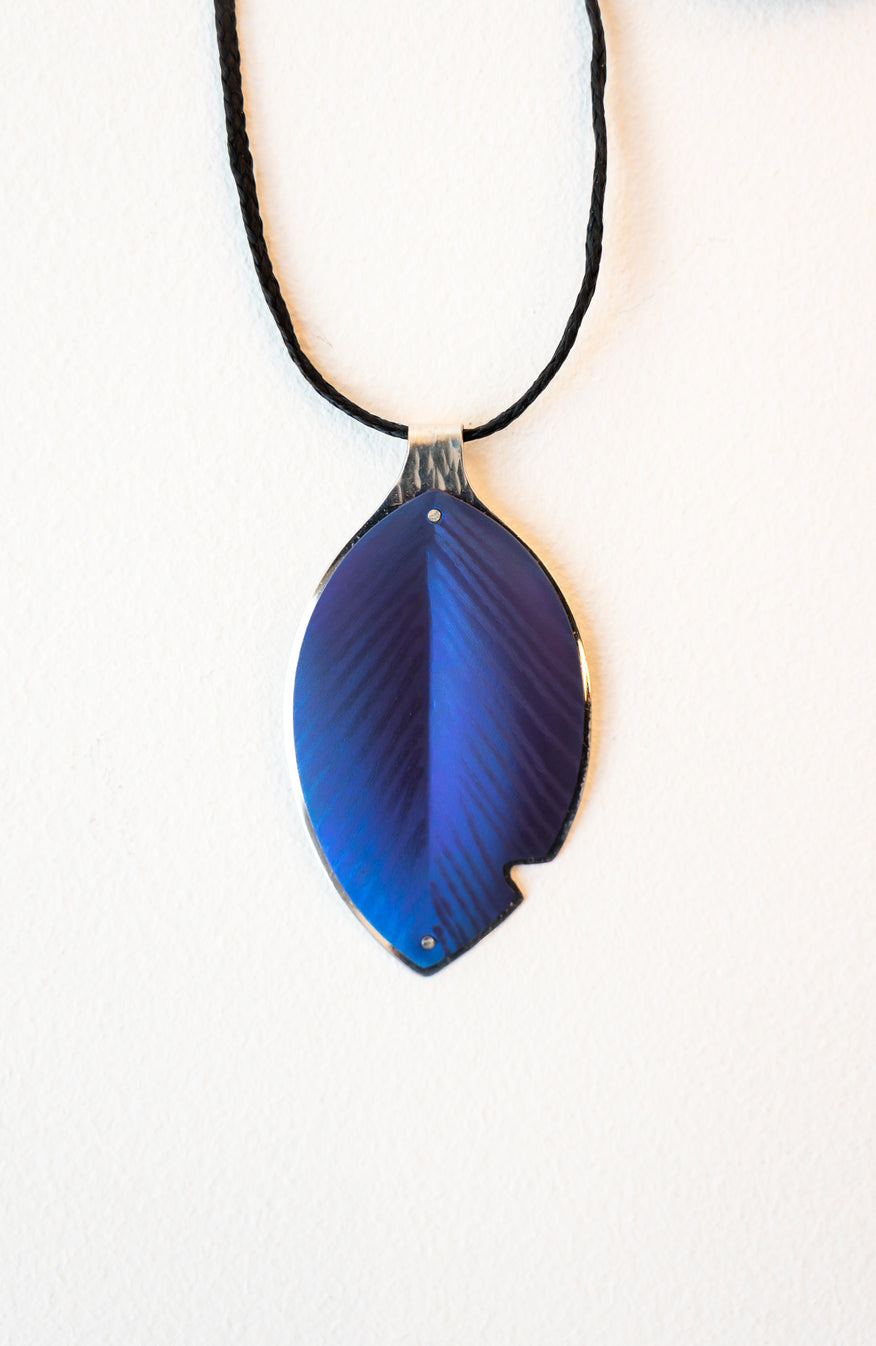 Ruth Baird Pohutukawa Pendant, blue